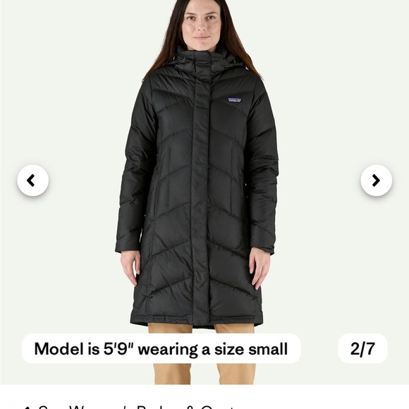 Down With It Patagonia Women's Down Jacket Parka - Picture 4 of 8